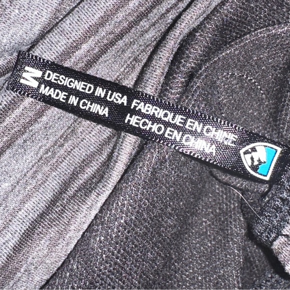 KUHL Pippa Cowl Neck Pullover Sweater Womens Medium Long Sleeve Gray Stripes - Picture 9 of 15